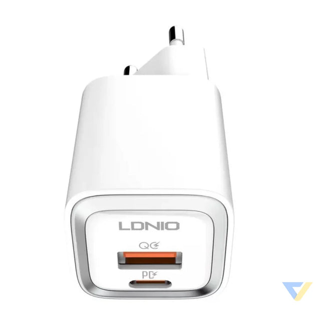 Wall charger LDNIO A2318M USB USB C + USB C Lightning Cable mains chargers