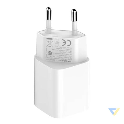Wall charger LDNIO A2318M USB USB C + USB C Lightning Cable mains chargers