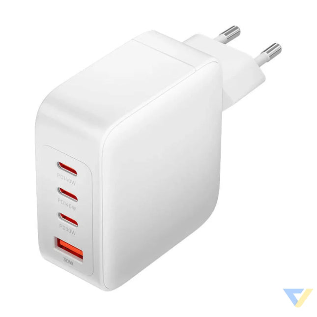 Wall charger Vention FEIW0 EU 3xUSB C USB A 140W/140W/30W/18W GaN (white) mains chargers