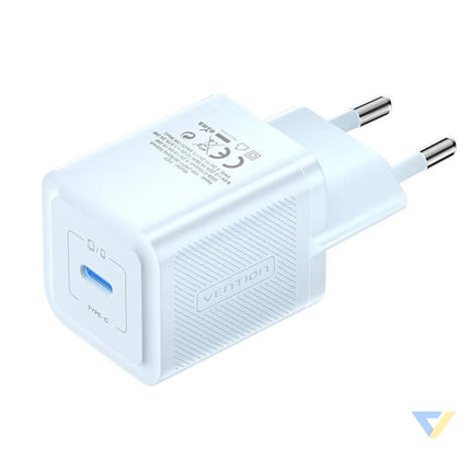 Wall charger Vention FEPL0 EU USB C 20W GaN (blue) mains chargers