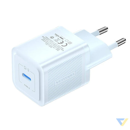 Wall charger Vention FEPL0 EU USB C 20W GaN (blue) mains chargers