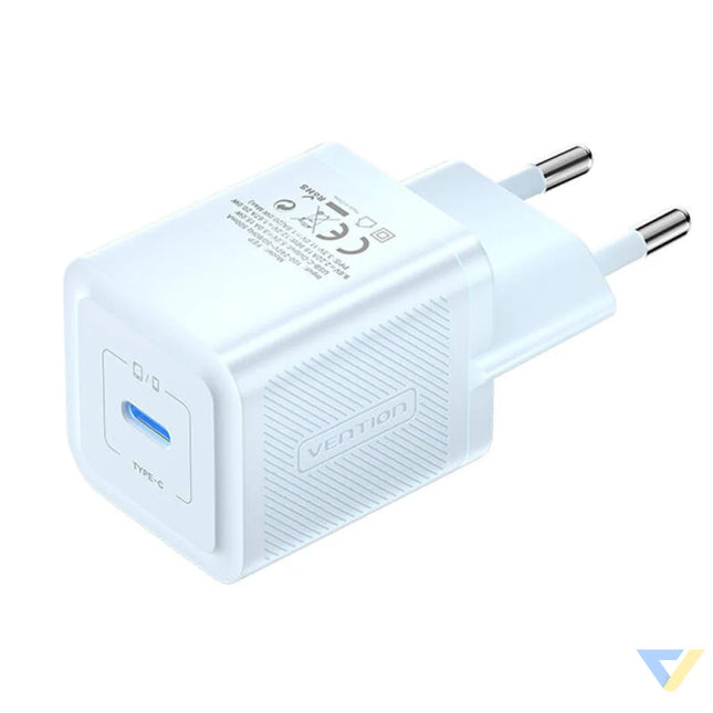 Wall charger Vention FEPL0 EU USB C 20W GaN (blue) mains chargers