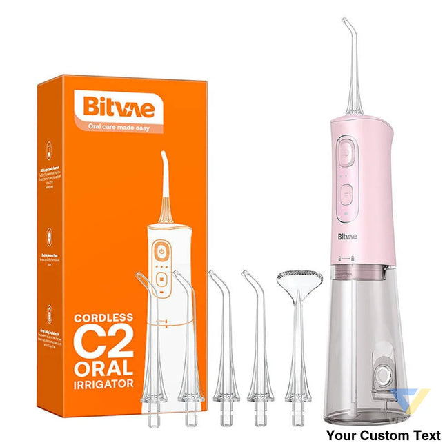 Water flosser with nozzles set Bitvae C2 (pink) Irrigators