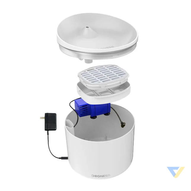 Water Fountain for pets 1l Dogness (white) Water dispensers
