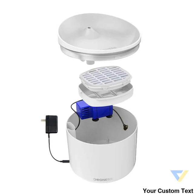 Water Fountain for pets 1l Dogness (white) Water dispensers