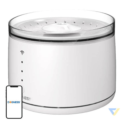 Water Fountain for pets Dogness D07 1,8l (white) Water dispensers