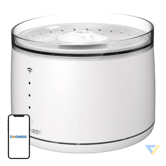 Water Fountain for pets Dogness D07 1,8l (white) Water dispensers