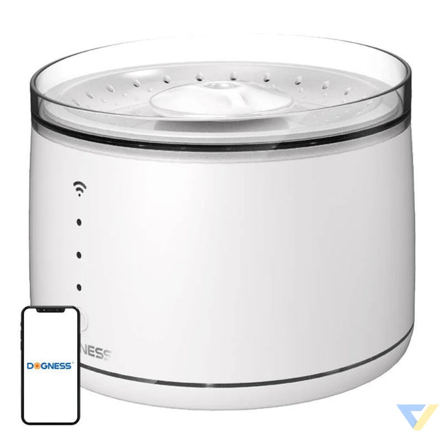 Water Fountain for pets Dogness D07 1,8l (white) Water dispensers