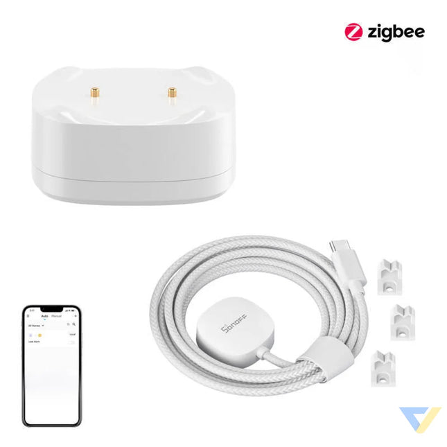 Water leak/flood sensor set ZigBee SONOFF SNZB 05P + Cable WLDC200 Sensors