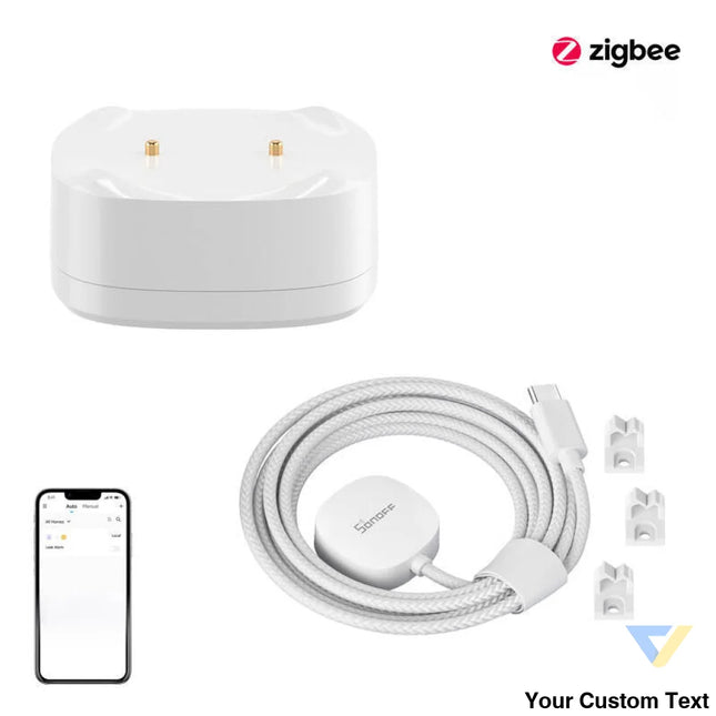 Water leak/flood sensor set ZigBee SONOFF SNZB 05P + Cable WLDC200 Sensors