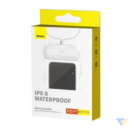 Waterproof phone case Baseus AquaGlide (white) Waterproof cases