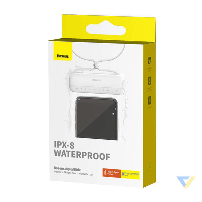 Waterproof phone case Baseus AquaGlide (white) Waterproof cases