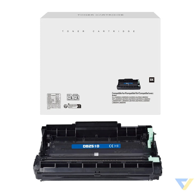 White Box Compatible Brother DR-2510 Drum Unit Mono-0