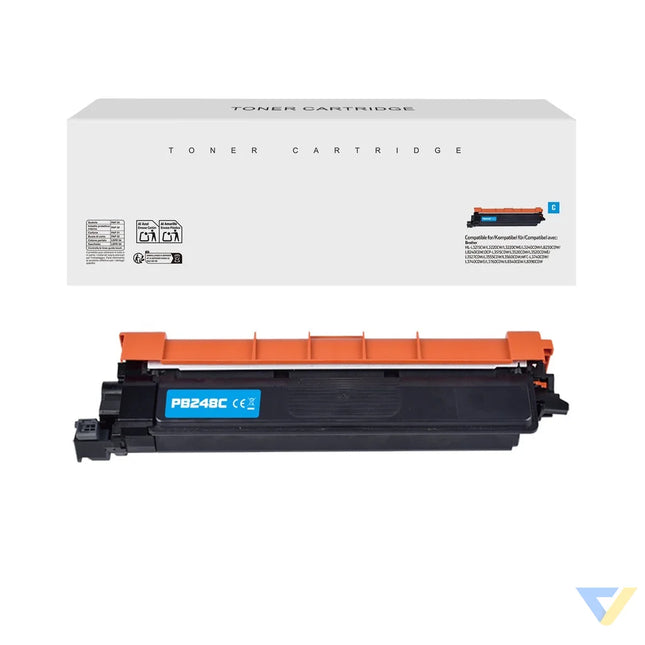 White Box Compatible Brother TN-248C Toner Cyan-0