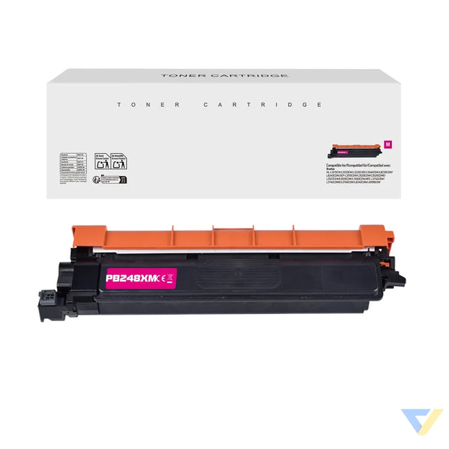 White Box Compatible Brother TN-248XLM Toner Magenta-0