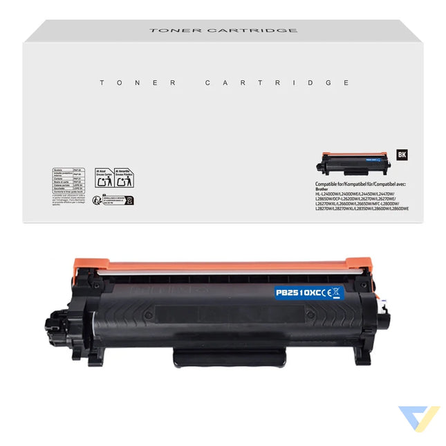 White Box Compatible Brother TN-2510XL Toner Mono-0