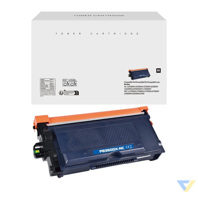 White Box Compatible Brother TN-3600XL Toner Mono-0