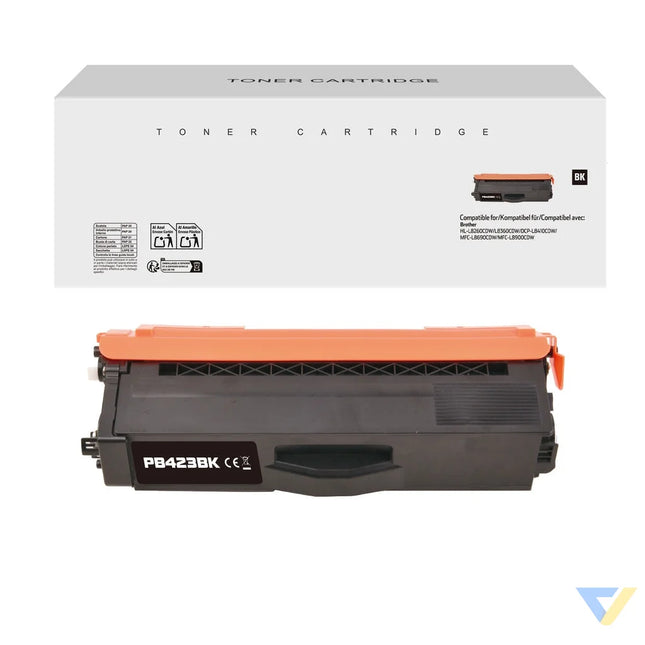 White Box Compatible Brother TN-423BK Toner Black-0