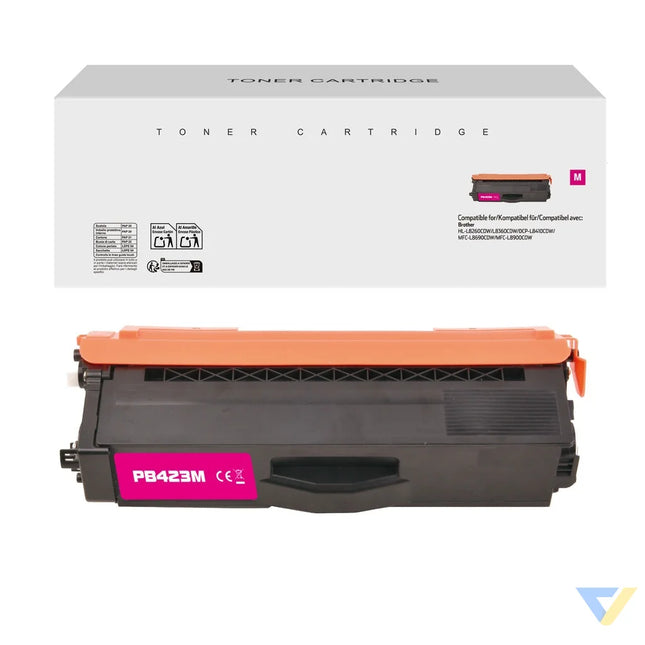 White Box Compatible Brother TN-423M Toner Magenta-0