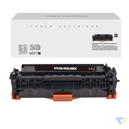 White Box Compatible HP CB540A/CE320A/CF210X/CRG116BK/CRG716BK/CRG316BK Toner Black-0