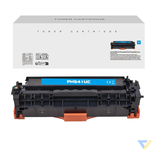 White Box Compatible HP CB541A/CE321A/CF211A/CRG116C/CRG716C/CRG316C Toner Cyan-0