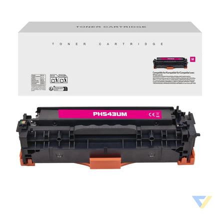 White Box Compatible HP CB543A/CE323A/CF213A/CRG116M/CRG716M/CRG-316M Toner Magenta-0