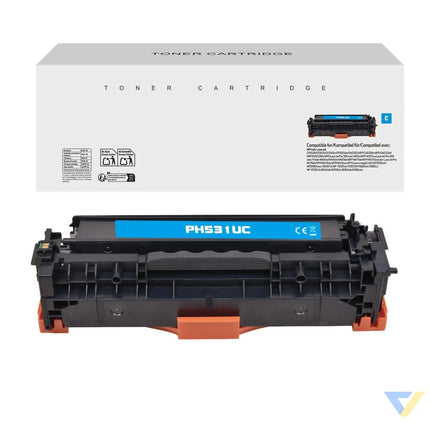 White Box Compatible HP CC531A/CE411A/CF381A/CRG118C/CRG718C/CRG318C Toner Cyan-0