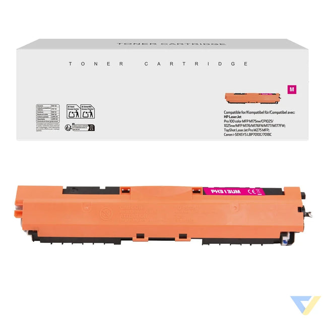 White Box Compatible HP CE313A/CRG129M/CRG729M/CRG329M/CF353A Toner Magenta-0