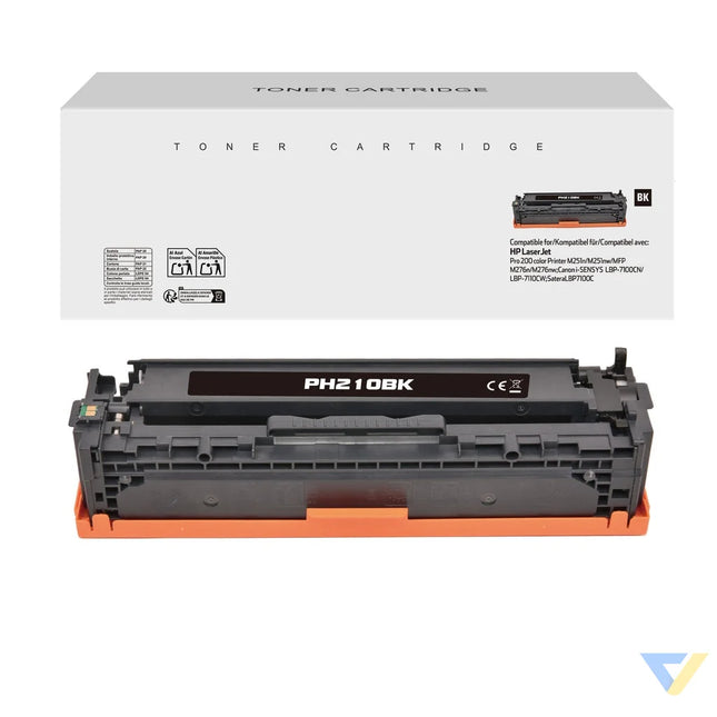 White Box Compatible HP CF210A/CRG131BK/CRG731BK/CRG331BK Toner Black-0