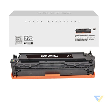 White Box Compatible HP CF210X/CRG131IIBK/CRG731HBK/CRG331IIBK Toner Black-0