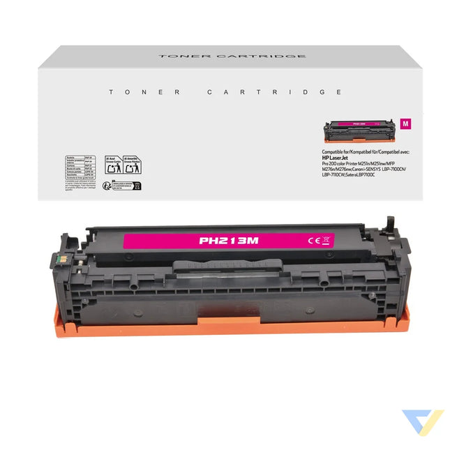 White Box Compatible HP CF213A/CRG131M/CRG731M/CRG331M Toner Magenta-0
