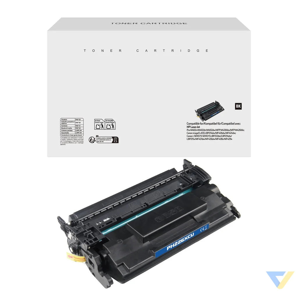 White Box Compatible HP CF226X/Cartridge 052H Toner Mono-0