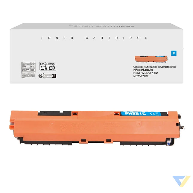 White Box Compatible HP CF351A Toner Cyan-0