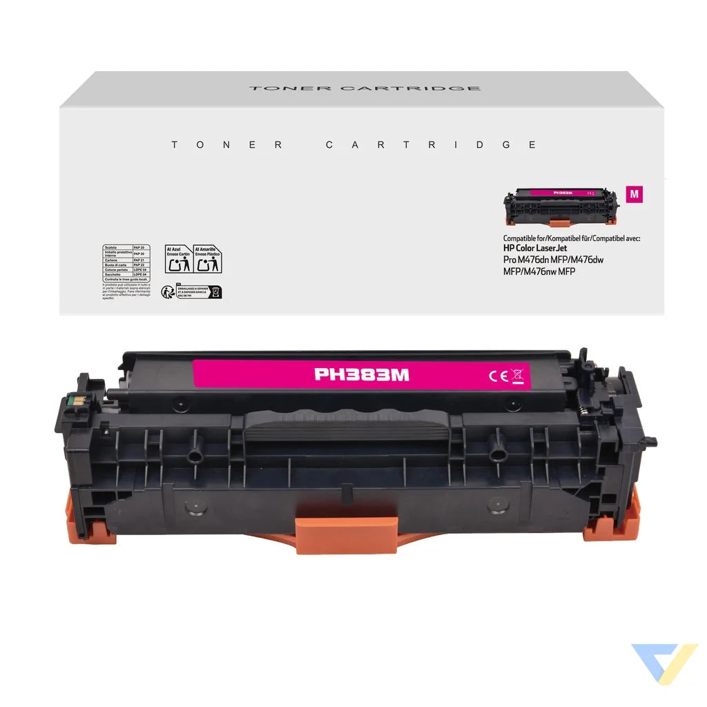 White Box Compatible HP CF383A Toner Magenta-0
