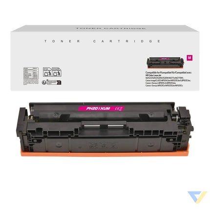 White Box Compatible HP CF403X/Canon 045H Toner Magenta-0