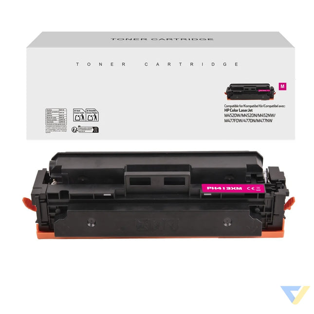 White Box Compatible HP CF413X Toner Magenta-0