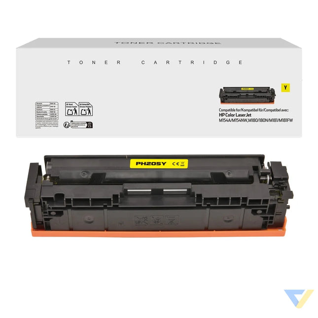 White Box Compatible HP CF532A Toner Yellow-0