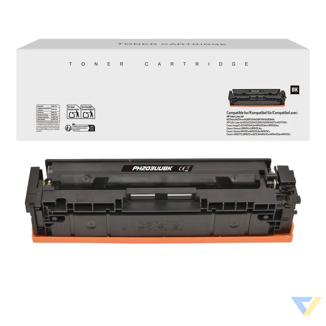 White Box Compatible HP CF540A/Toner 054 Black/CF400A/Cartridge 045 Black Toner Black-0