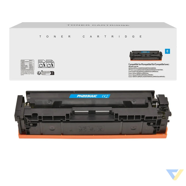 White Box Compatible HP CF541A/Toner 054 Cyan/CF401A/Cartridge 045 Cyan Toner Cyan-0