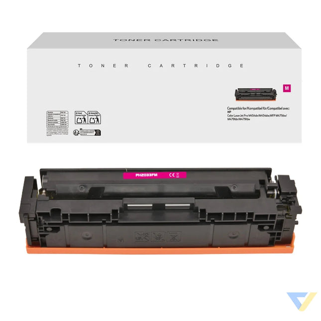 White Box Compatible HP W2033A(415A) Toner Magenta-0