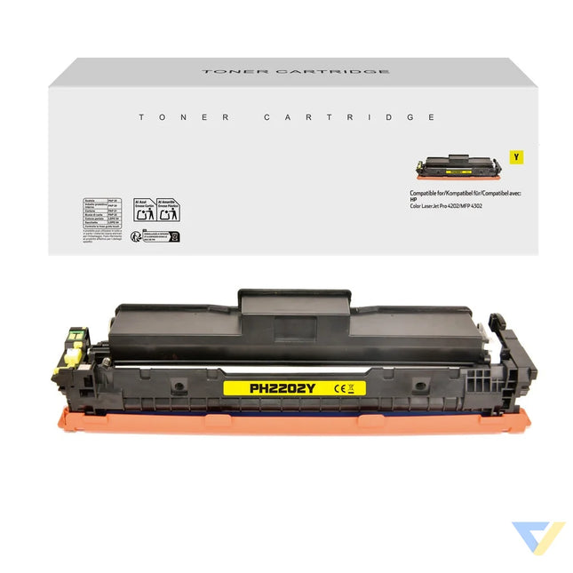White Box Compatible HP W2202A Toner Yellow-0