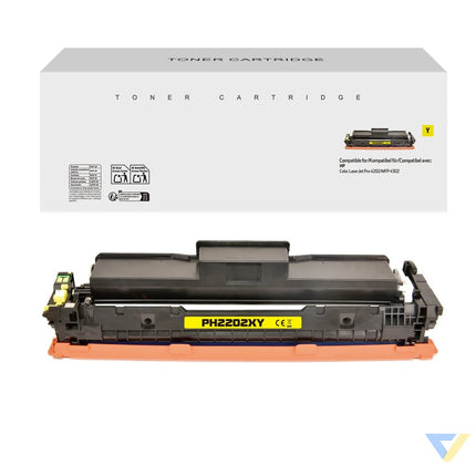White Box Compatible HP W2202X Toner Yellow-0