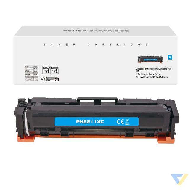 White Box Compatible HP W2211X(207X) Toner Cyan-0
