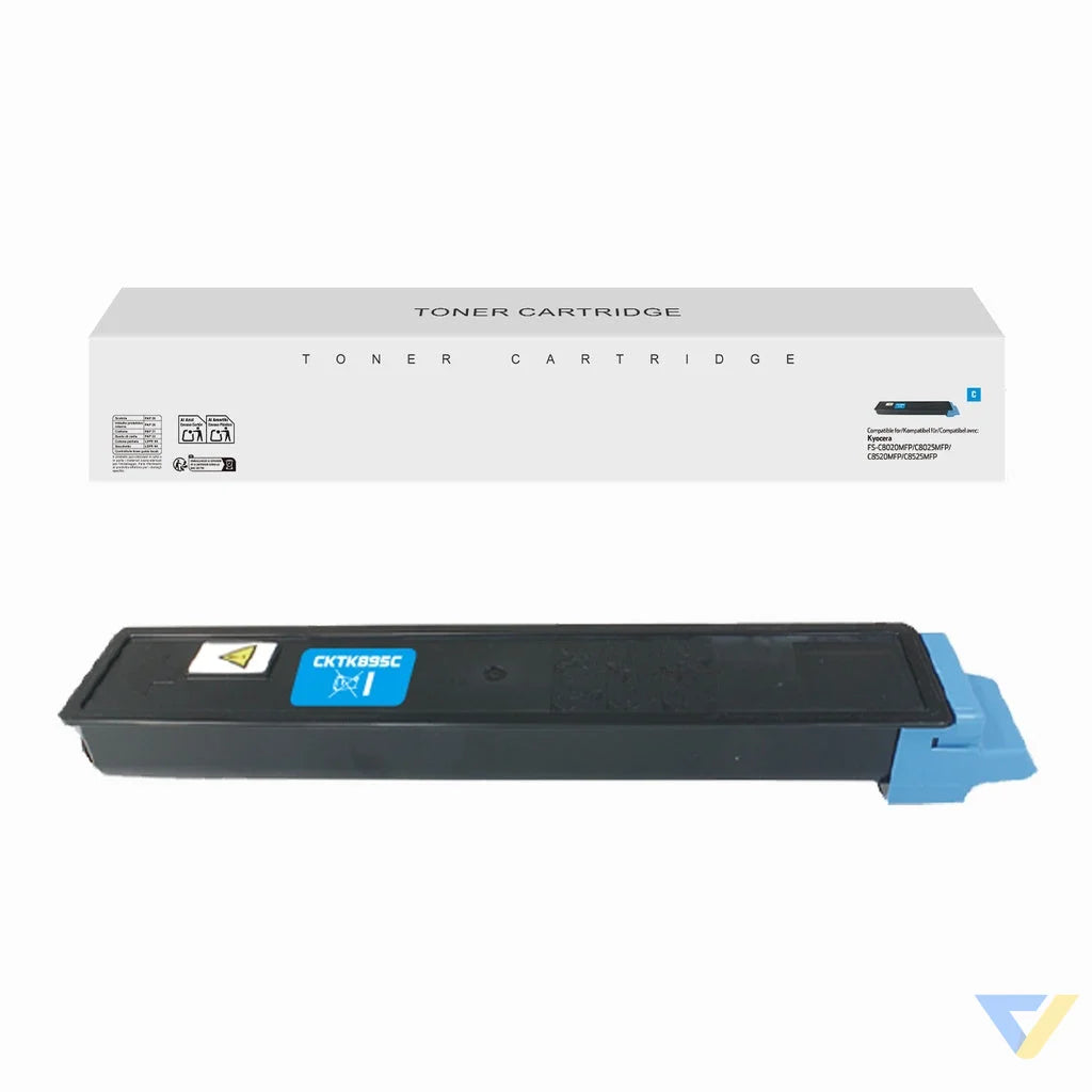 White Box Compatible Kyocera TK-895C Toner Cyan-0