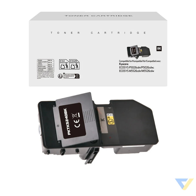 White Box Compatible Kyocera TK5240BK Toner Black-0