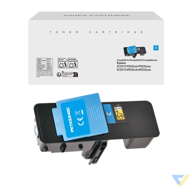 White Box Compatible Kyocera TK5240C Toner Cyan-0