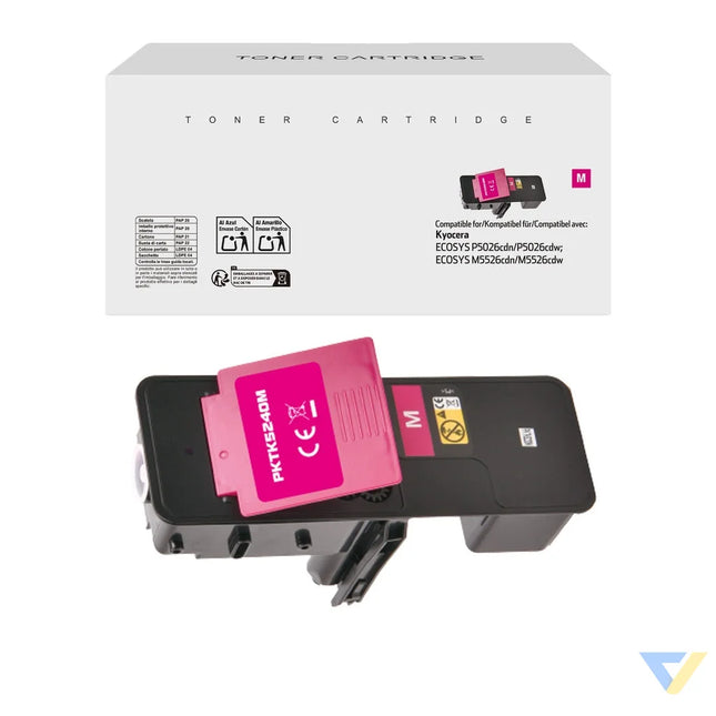 White Box Compatible Kyocera TK5240M Toner Magenta-0