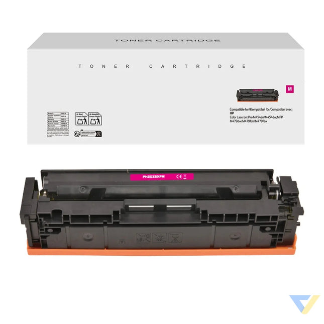 White Box Remanufactured HP W2033X(415X) Toner Magenta-0