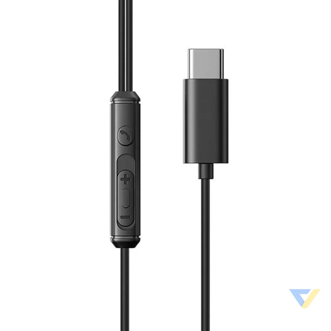 Wired Earphones JR EC07 Type C (Black) Wired