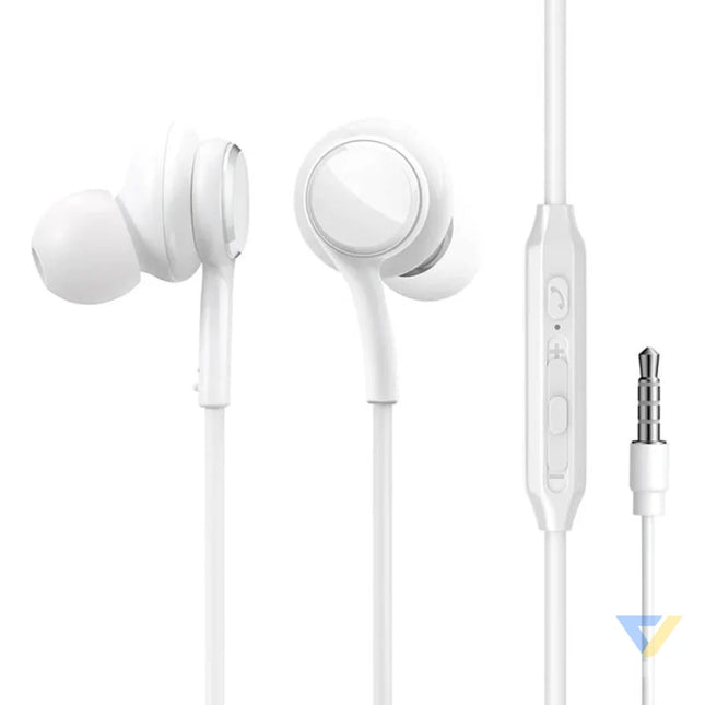 Wired Earphones JR EW02 Half in Ear (White) Wired